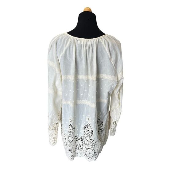 ZIMMERMANN CREAM LACE BLOUSE BOHO SIZE 1 IMMACULATE - Picture 5 of 12